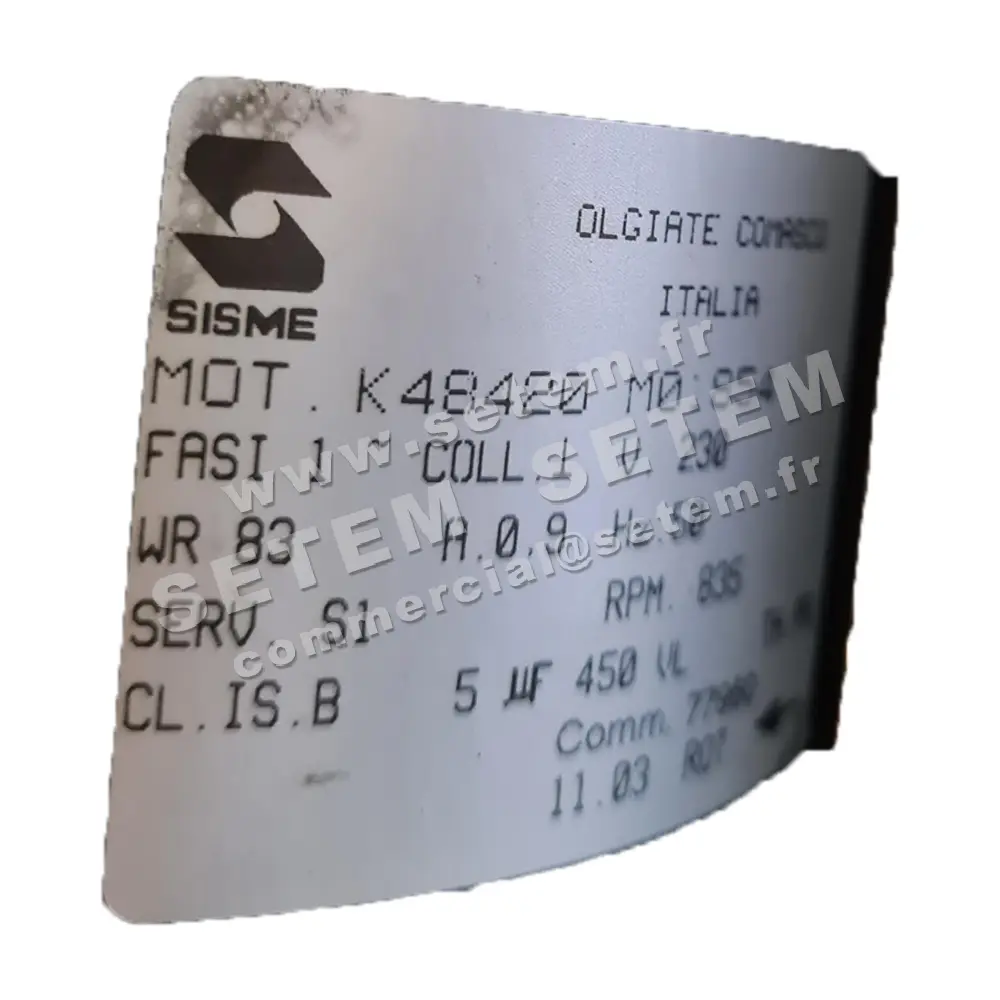 6185007854-MOTEUR SISME K48420M01854