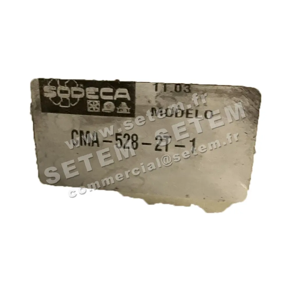 6193001428-VENTILATEUR SODECA CMA-528-2T-1 IE3 LG 270°