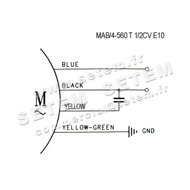 6194000053-MOTEUR SP MAB/4.560T 1/2CV E10 *CO38205* 4