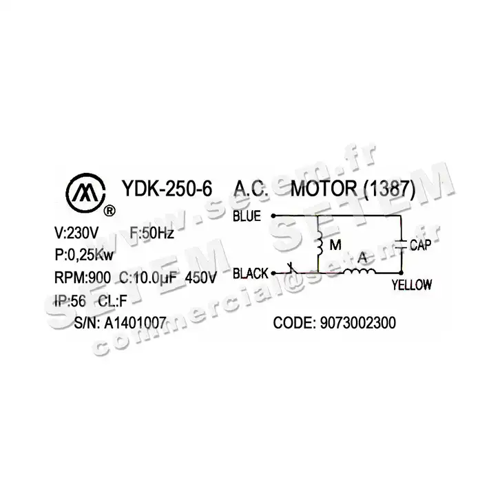 6194000200-VENTILATEUR SP CBM10/10 245W 6P CVR *5128460200* 3