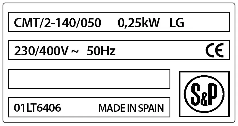 6194000579-VENTILATEUR SP CMT/2.140/50LG 0.25KW 2