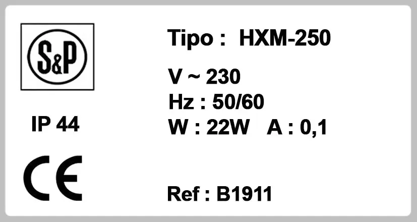6194000820-VENTILATEUR SP HXM250 2