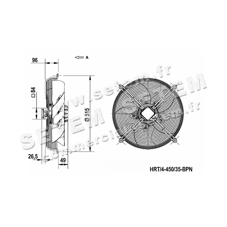 6194000830-VENTILATEUR SP HRT/4.450.35.BNP1C 5