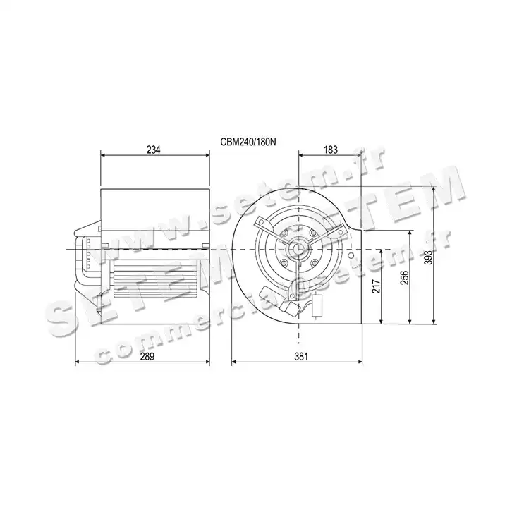 6194000992-VENTILATEUR SP CBM.240/180N 120W 6P M230V 3V MAB/6.545 +BR *156902* 2