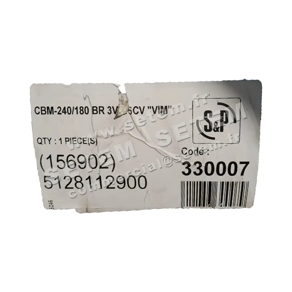 6194000992-VENTILATEUR SP CBM.240/180N 120W 6P M230V 3V MAB/6.545 +BR *156902* 2
