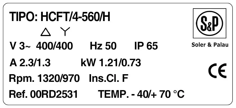 6194001798-VENTILATEUR SP HCFT/4.560/HA 2