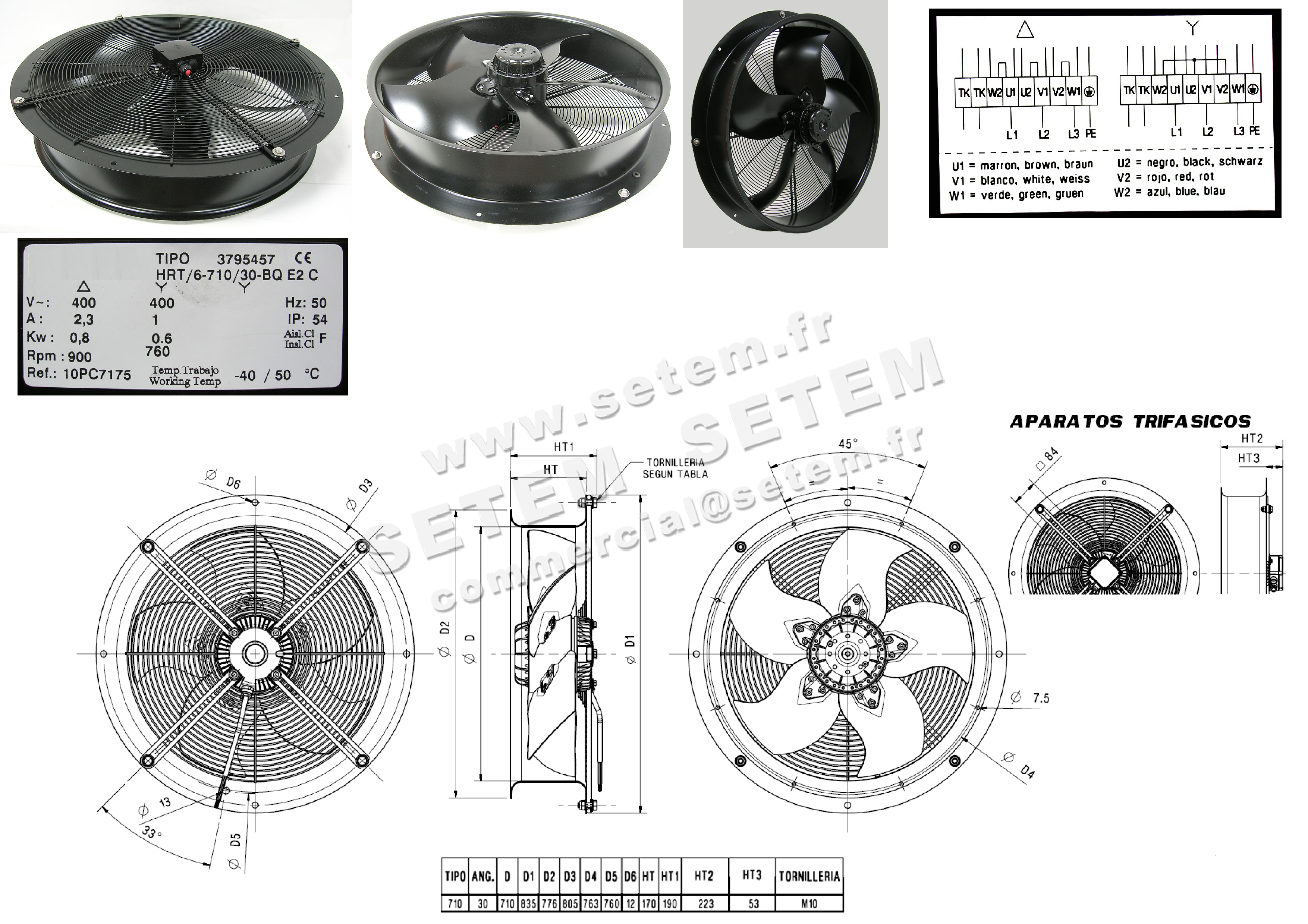 6194004091-VENTILATEUR S&P HRT/6.710.30BQE2C "3795457" 5