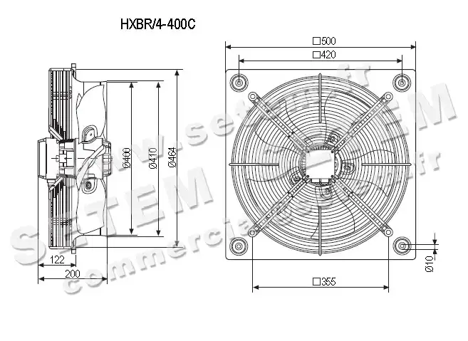 6194005473-VENTILATEUR SP HXBR/4.400C 6