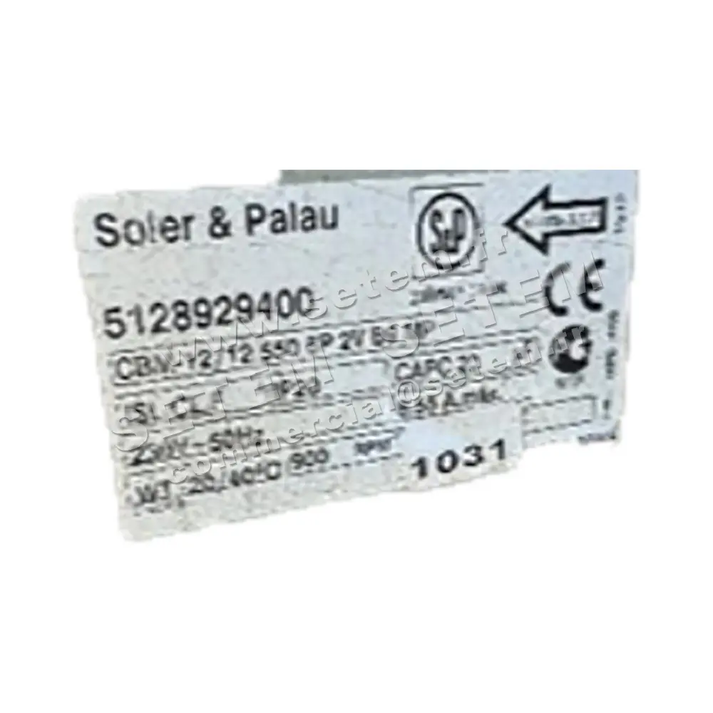 6194005634-VENTILATEUR S&P CBM-12/12 550W 6P M230V 2V B9 MP *5128929400*
