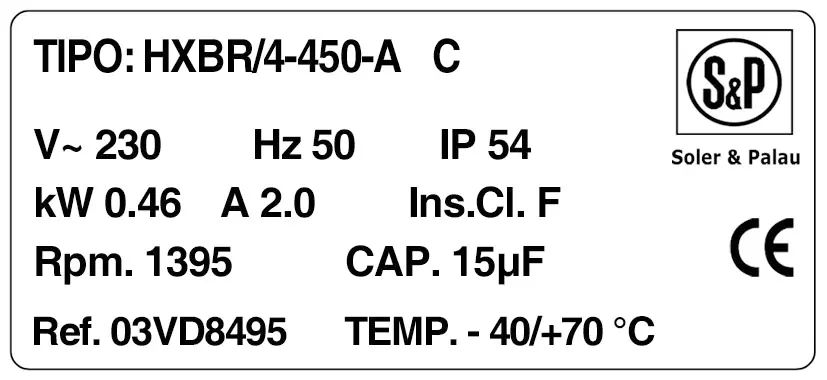 6194005675-VENTILATEUR SP HXBR/4.450.AC 3