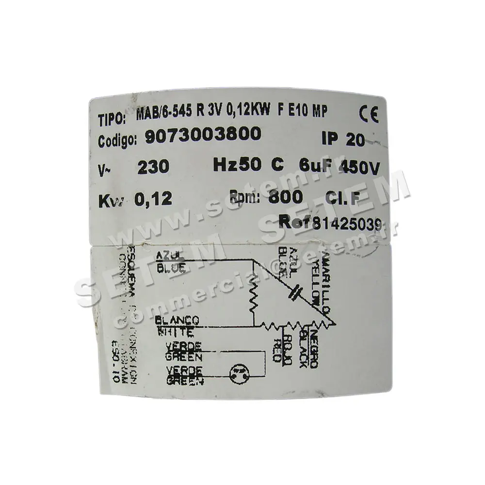 6194009422-MOTEUR SP MAB/6.545R3V *9073003800* 3