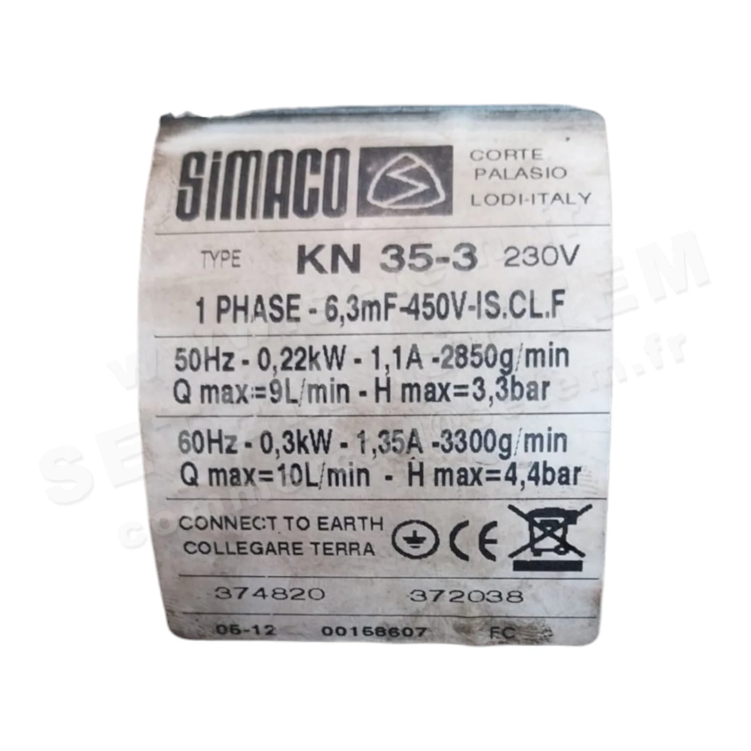 POMPE KN35-3 *374820* 2