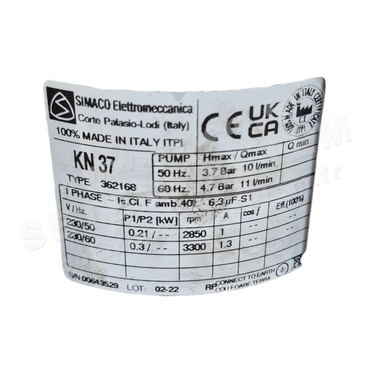 POMPE KN37 *362168*