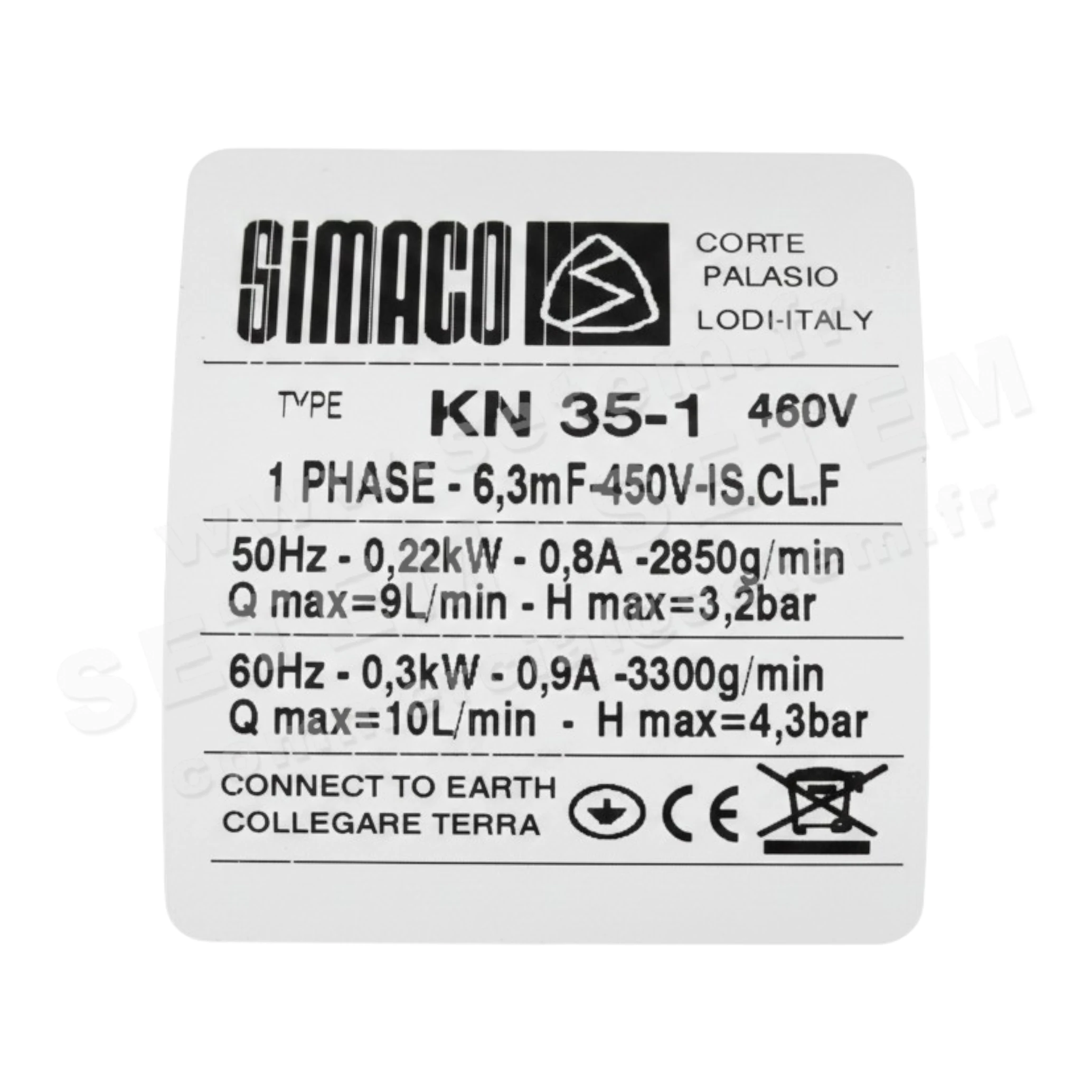 6200005478-POMPE SIMACO KN35-1 460V