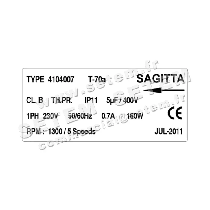 6212000208-MOTEUR SEAT 4104007 "M5AKDC247" 2