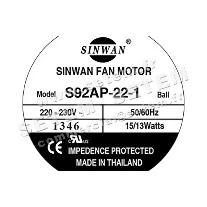 6216003222-VENTILATEUR SINWAN S92AP.22.1WB 3