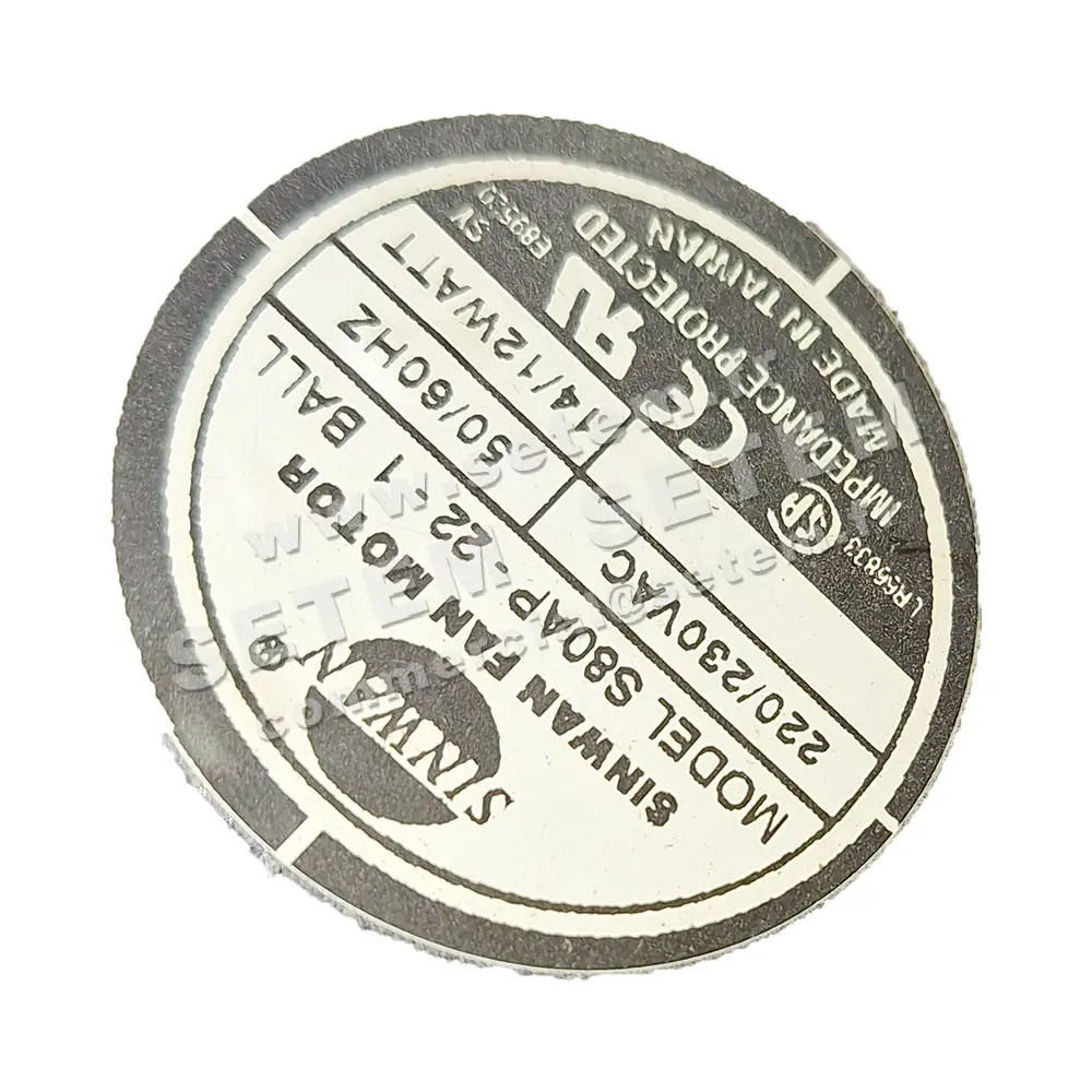 6216004585-VENTILATEUR SINWAN S80AP-22-1 BALL 220/230VAC 50/60Hz 14/12WATT