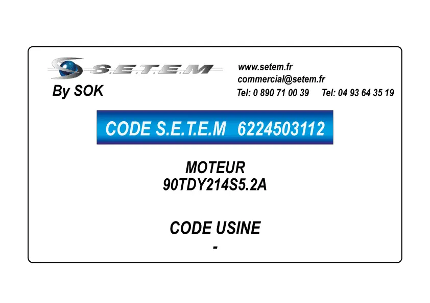 6224503112-MOTEUR SOK 90TDY214S5.2A