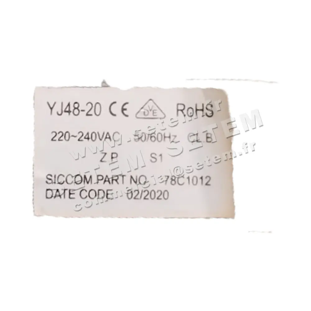 6235009463-POMPE SICCOM DE RELEVAGE CONDENSATS YJ48.20 78C1012 5