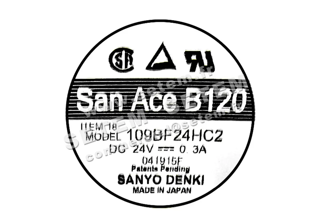 6253001287-VENTILATEUR SANYODENKI 109BF24HC2 3