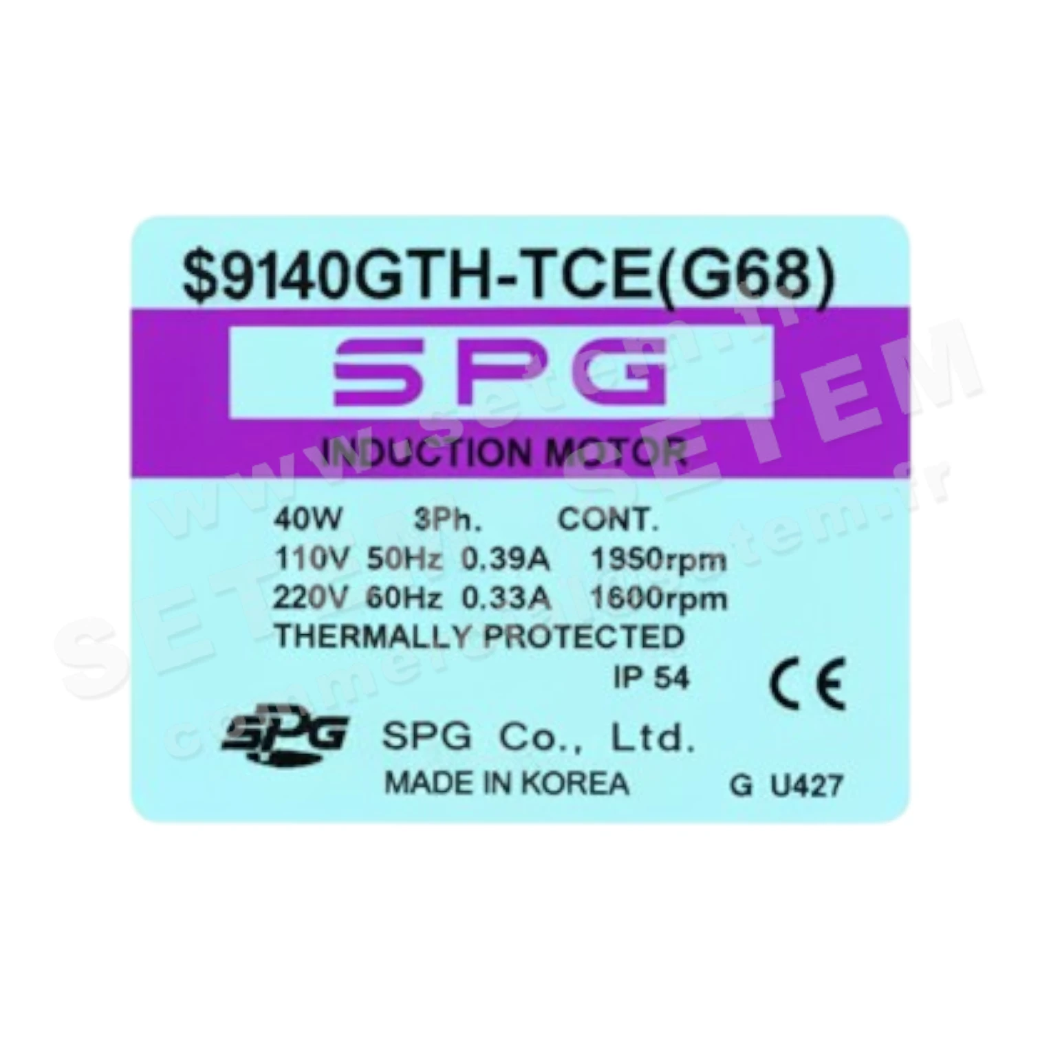 MOTEUR S9I40GTH-TCE