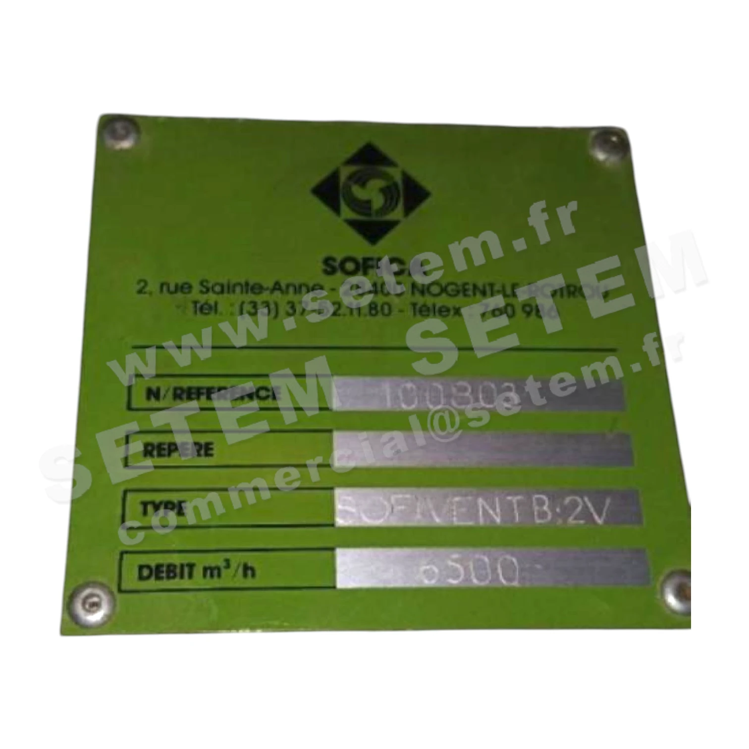 CAISSON SOFIVENT B.2V *100803*