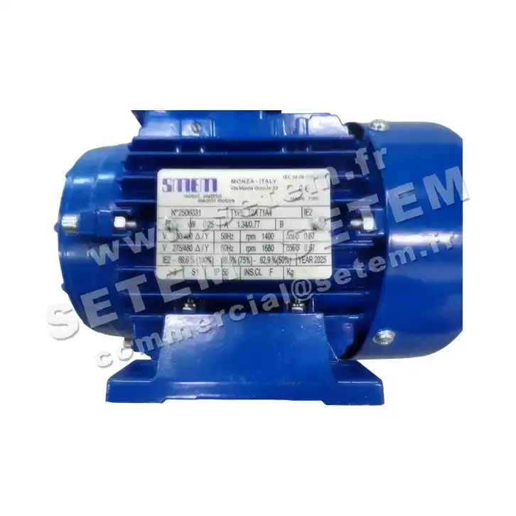 MOTEUR HA71 B3 T2A71A4 0.25KW 4P T230/400V
