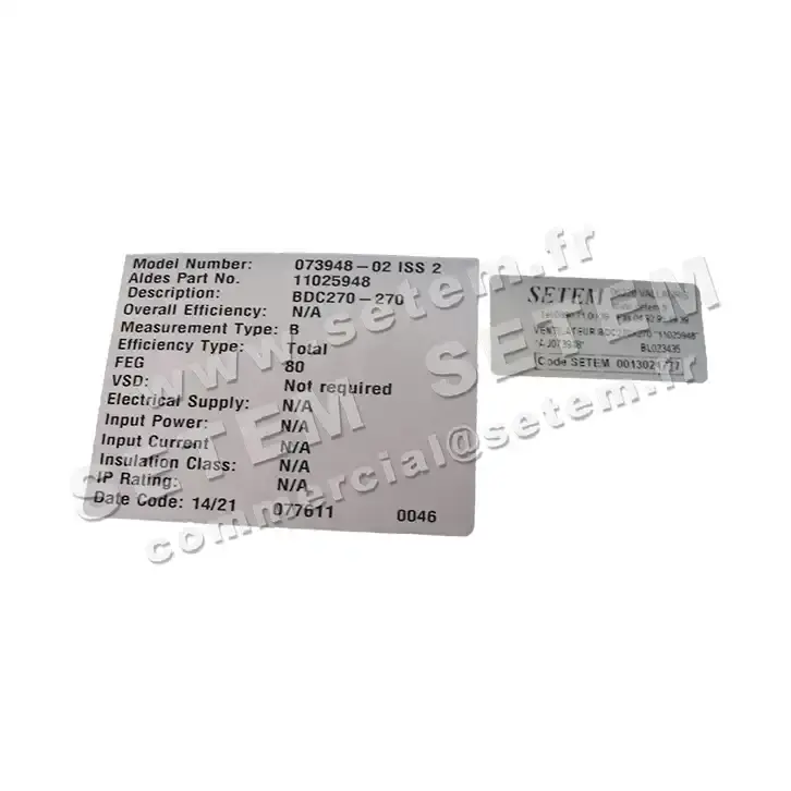 6345000010-VENTILATEUR TORIN BDC270.270 "11025948" *073948.02* 3