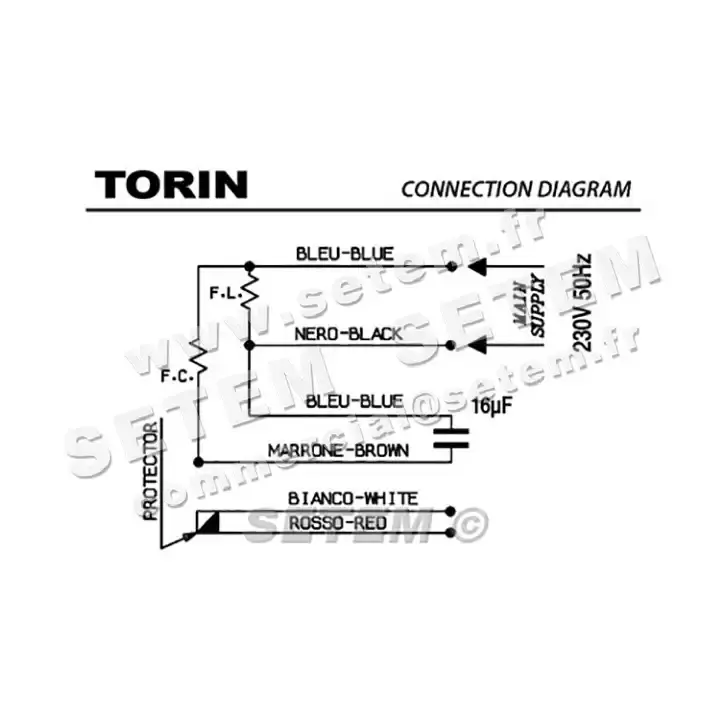 6345002012-VENTILATEUR TORIN DSC321.114 080835 "11058811" *AU076478.01* 3