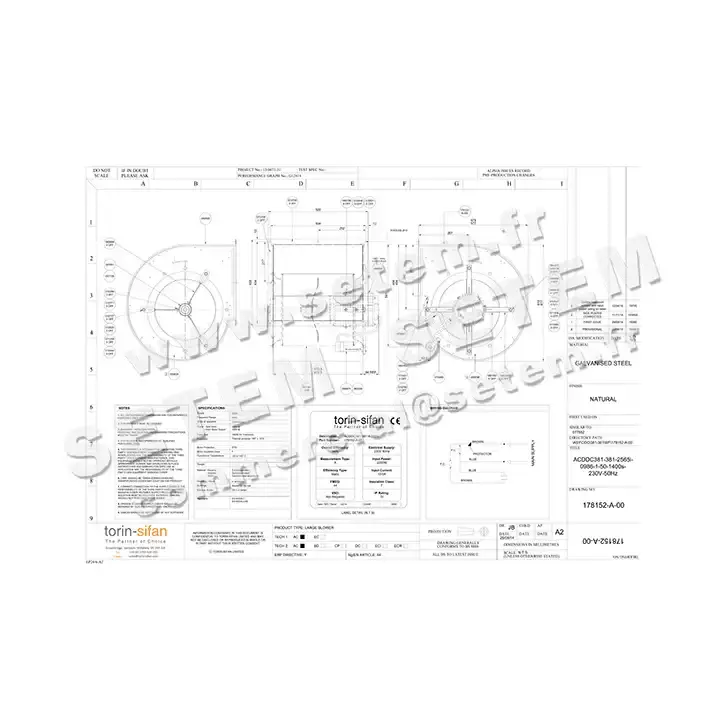 6345002861-VENTILATEUR TORIN ACDDC381-381-A-2565I *178152-A-00*