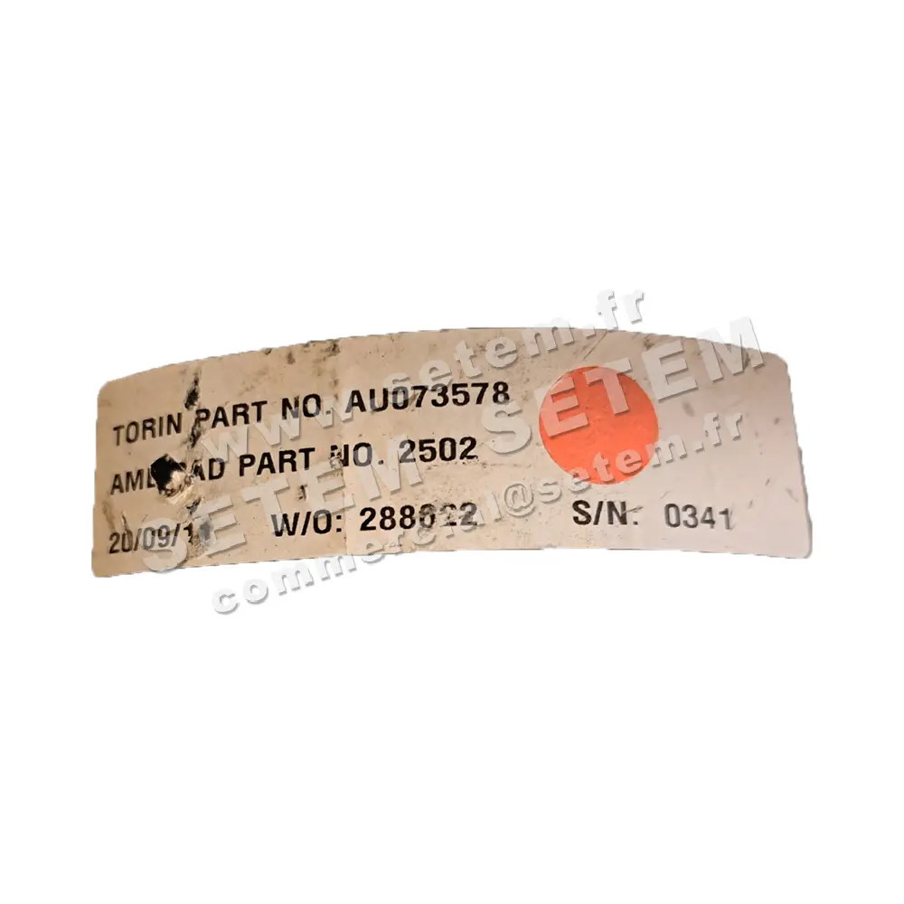 6345003578-VENTILATEUR TORIN "2502" *AU073578*