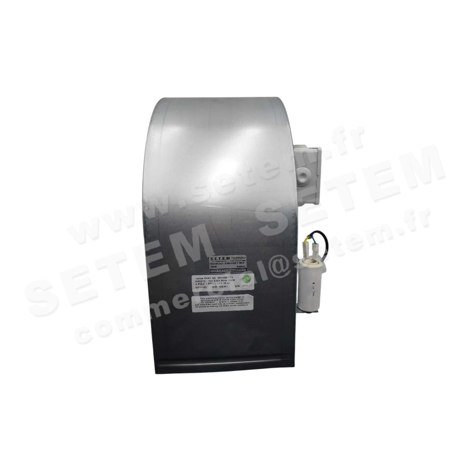 6345003810-VENTILATEUR TORIN DDC270-152 550W 4P M230V 1V "0800146" *AU081000* 3