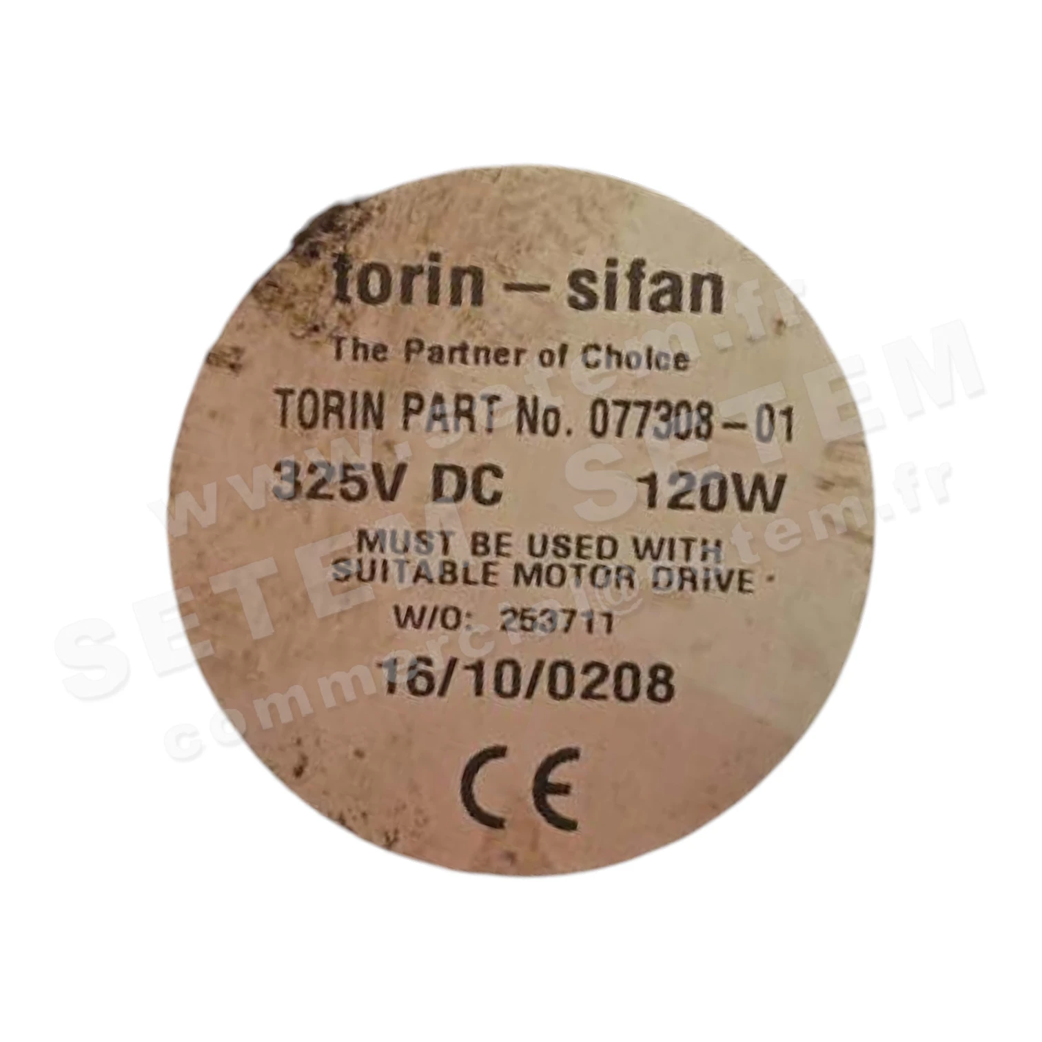6345007309-VENTILATEUR TORIN 077308-01 2