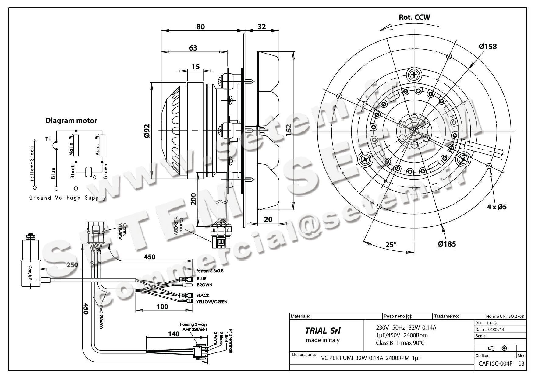 VENTILATEUR CAF15C-004F-03
