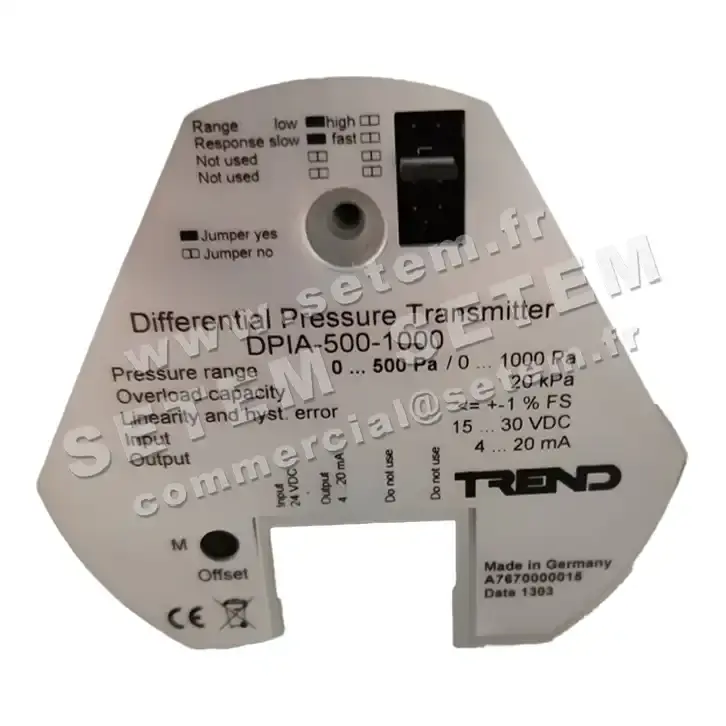 6354502117-CAPTEUR DE PRESSION TREND DPIA-500-1000