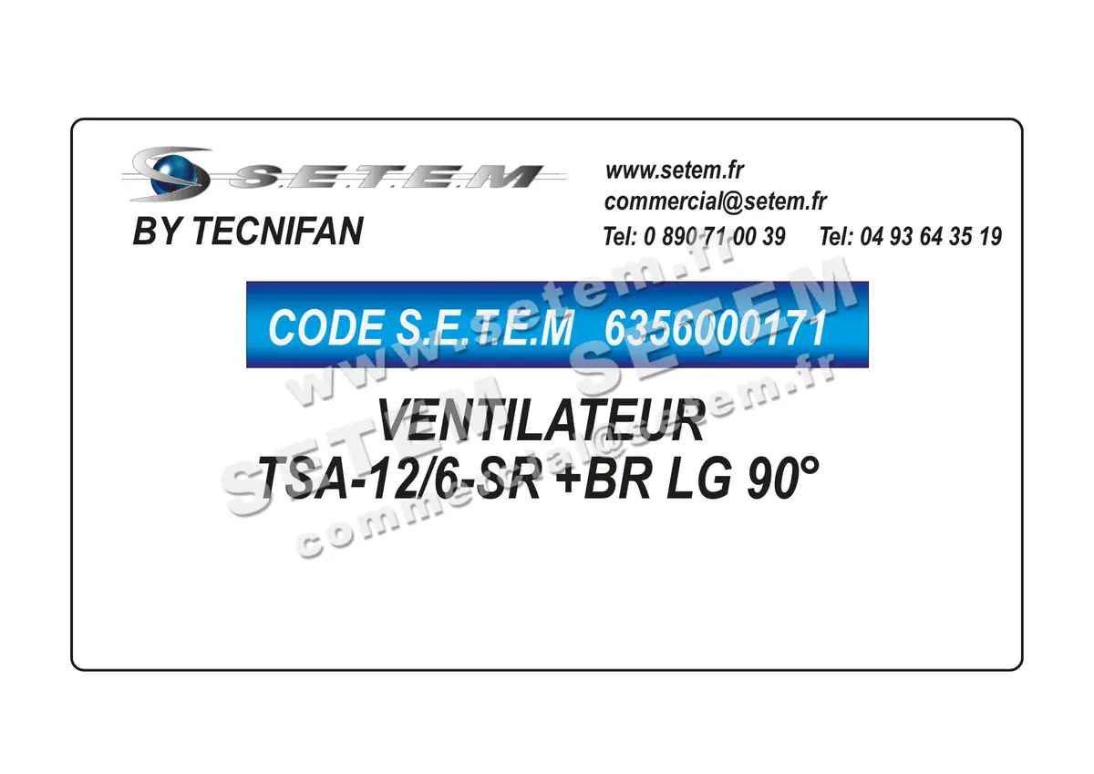 6356000171-VENTILATEUR TECNIFAN TSA-12/6-SR +BR LG 90°