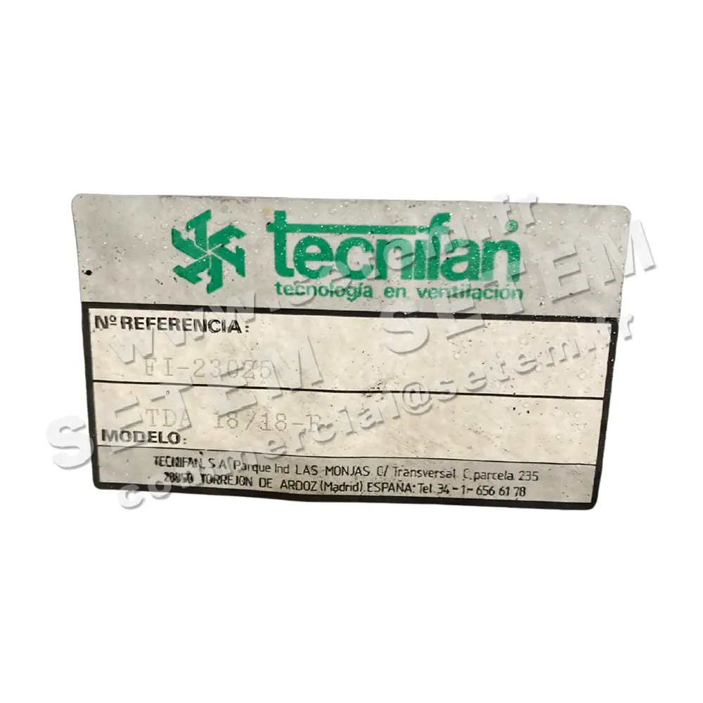 6356002040-VENTILATEUR TECNIFAN TDA-18/18-R 2