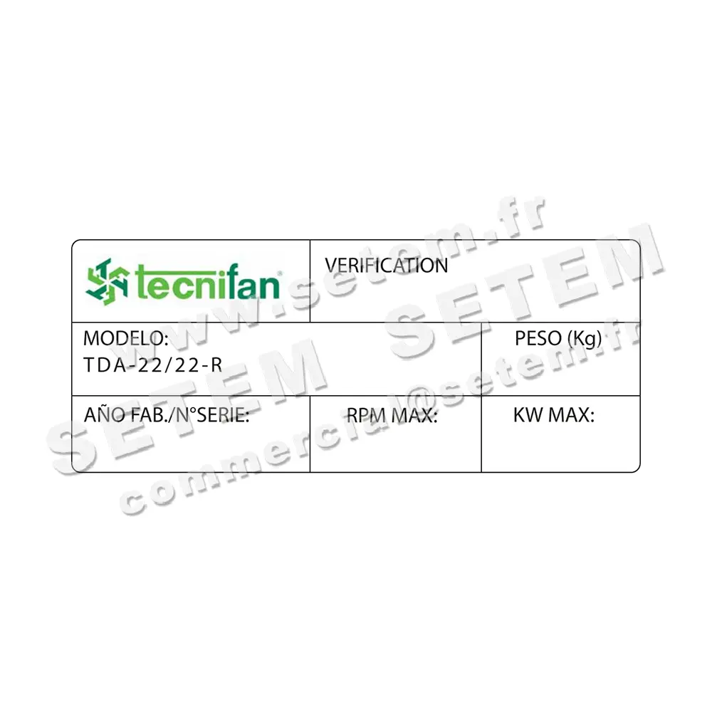 6356002338-VENTILATEUR TECNIFAN TDA-22/22-R