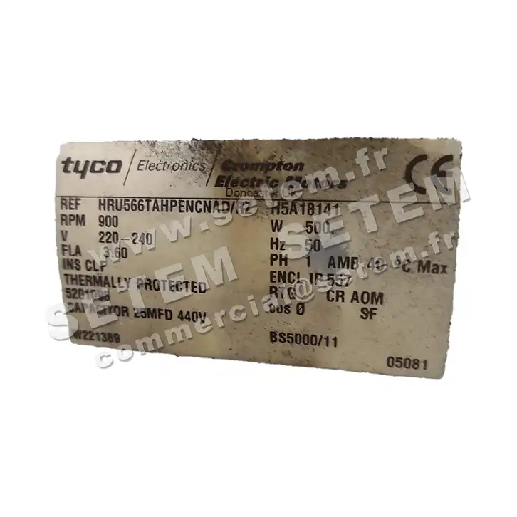 6382000015-MOTEUR TYCO HRU566TAHPENCNAD/RZ "5201098"
