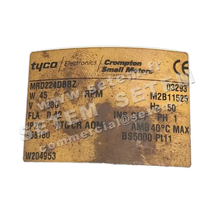 6382000051-MOTEUR TYCO MRD224DBBZ "968180" *M2B11525* 2