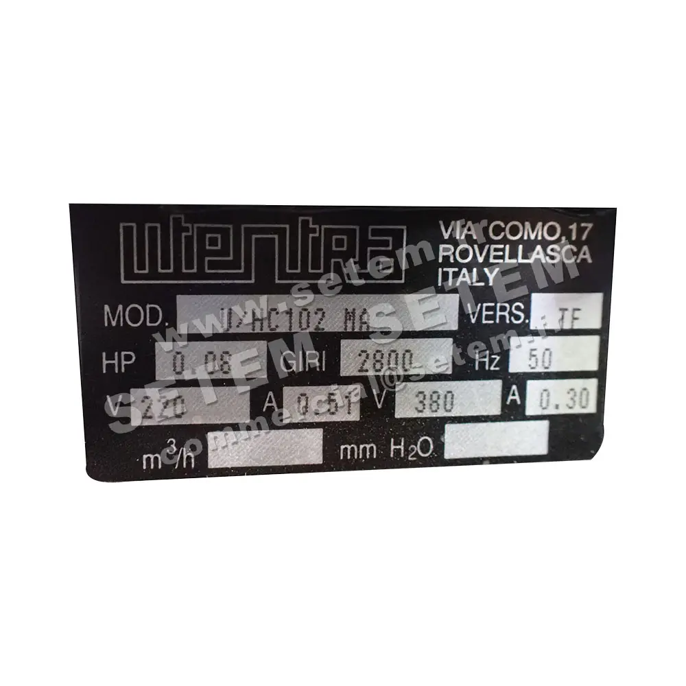 6616008875-VENTILATEUR UTENTRA U/HC102MA 0.09KW 2P T230/400V LG 270°