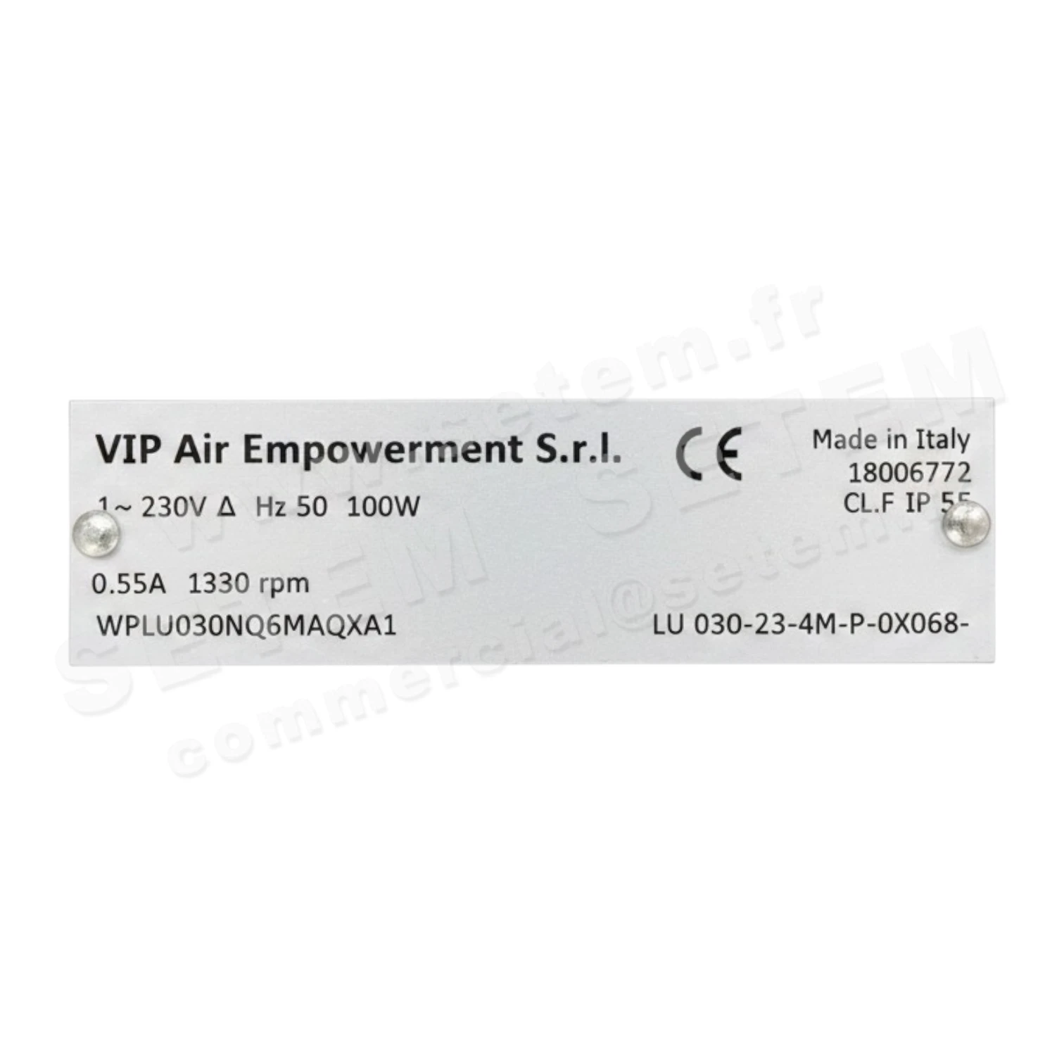 6941005224-VENTILATEUR VIP LU030.23.4M.P.0X06B.P *VVPLU030NQ6MAQXA1* 5