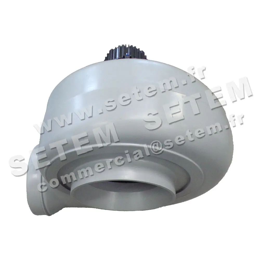 6947005126-VENTILATEUR VENPLAST P31EC 1.20KW 2800RPM M230/277V T71ECI03V28CIB5S1 LG 270° 3