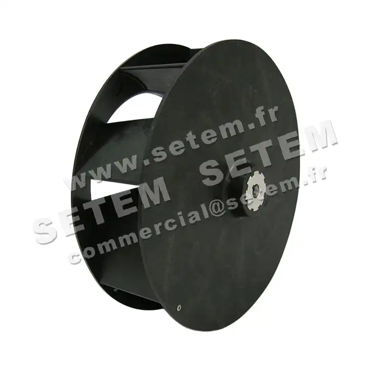 6947009900-TURBINE VENPLAST 1VC.400X105X19LG CLAVETTE POLYPROPYLENE NOIR