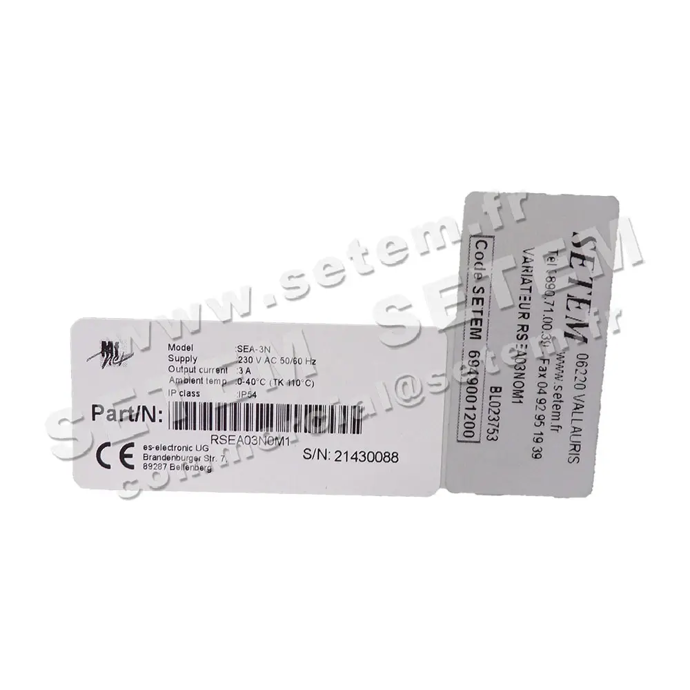 6949001200-VARIATEUR VOSTERMANS RSEA03N0M1 6