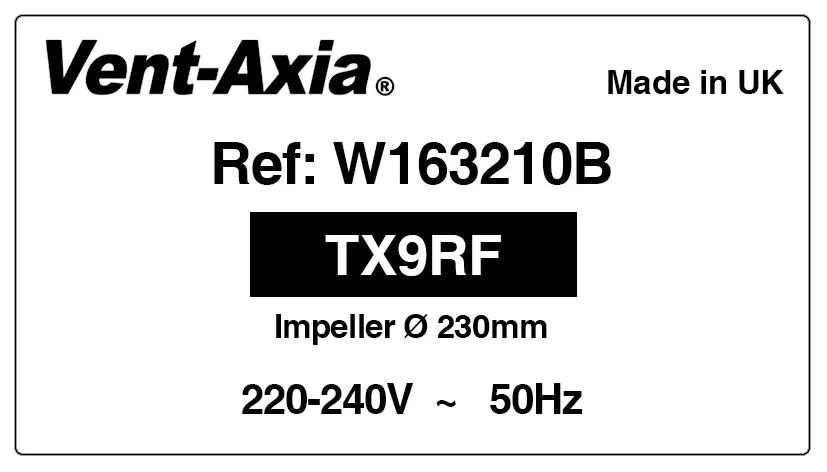6952005223-VENTILATEUR VENTAXIA TX9RF 2