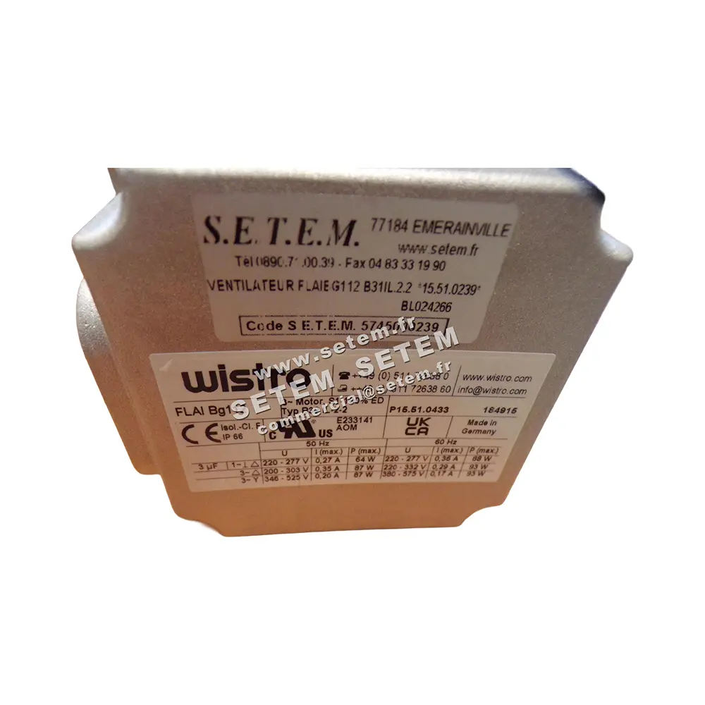 7236000120-VENTILATEUR WISTRO FLAIBG112 B32IL-2-2 *P15.51.0433*