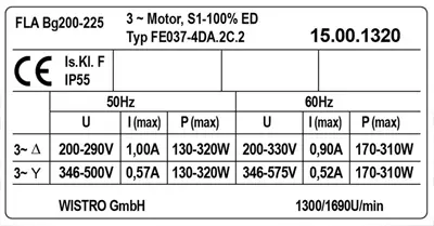 7236000709-VENTILATEUR WISTRO FLABG200.225 *15.00.1320* 3