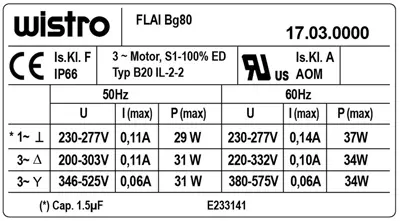 7236009010-VENTILATION FORCEE WISTRO FLAIBG80 *17.03.0000* 3