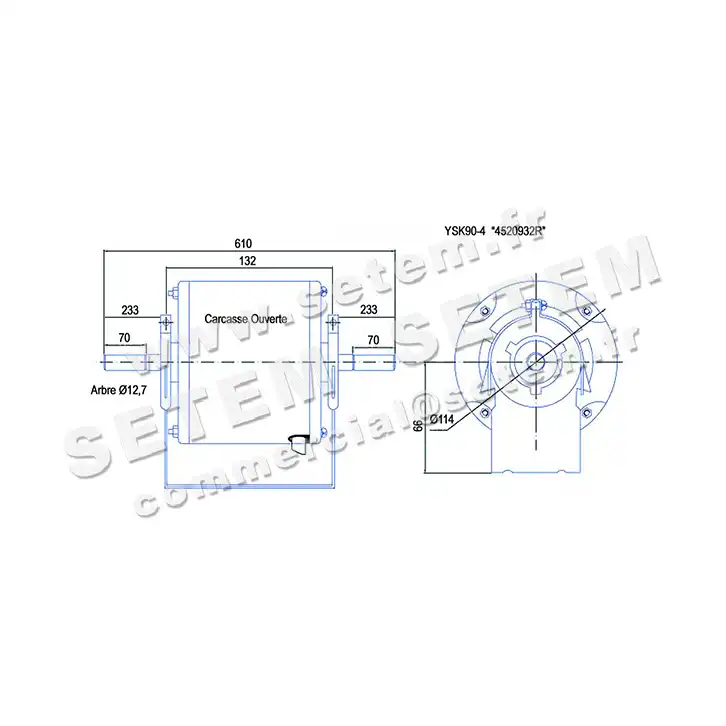 7239000011-MOTEUR WELLING YSK90.4 "4520932R" 4